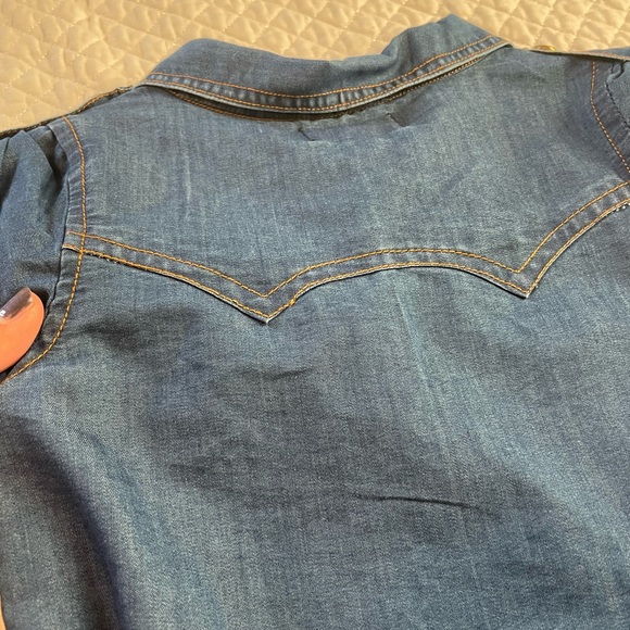 NWT Western toddler denim dresses - Picture 8 of 13
